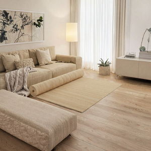 Alfombra Moderna de Yute Mongol Auténtico, Color Blanco, de Pelo Largo y Grueso, Resistente, para Uso en el Hogar y el Automóvil - Product Image 3