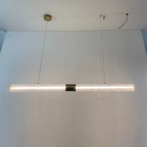 Modern Minimalist Luxury Dining Room Pendant <b>Light</b> Nordic Design Style Long Glass <b>Panel</b> for Study/Bar Counter/Office/Showroom - Product Image 3