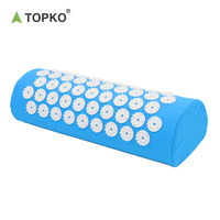 TOPKO en stock vente chaude soulagement de la douleur dos/pied tapis de thérapie d'acupuncture Point Massage tapis d'acupuncture et oreiller