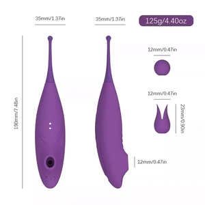 OEM 2 in 1 Nipple Clitoris Licking G-Spot <b>Vibrators</b> for Women Female Sucking Masturbators Erotic Sex Toys for Woman Wholesale% - Product Image 6