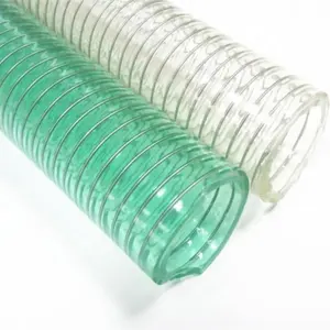 Flexible Plastic Reinforced PVC Helix Water Pump Suction Discharge Spiral Tube Pipe Conduit Line Hose with Corrugated or Flat