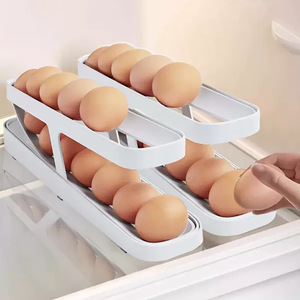 <b>Egg</b> <b>Storage</b> Rack Stackable Plastic PP Refrigerator Organizer For <b>Egg</b> Carton Holder - Product Image 1