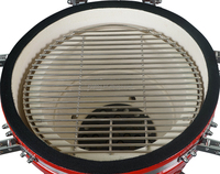 SEB KAMADO Camping Keramik-BBQ-Rauchgrill Kamado 18 Zoll Klassischer Holzkohle-Schaschlik-Grill Joe Barbecue Brazier