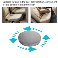 7980 housse amovible coussin de siège pivotant à 360 degrés avec base antidérapante pour chaise de tabouret de rotation à la maison coussin pivotant Ultra doux