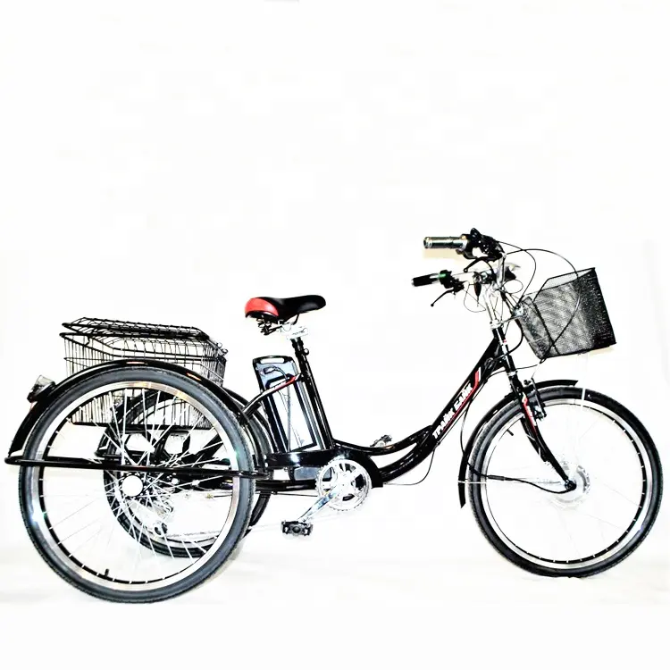 20 "-24" Stalen Frame 7 Snelheden Oem 36V350W 35 Km/h Oem Unisex Volwassen Elektrische Driewielers