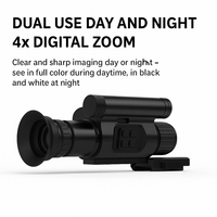 MK008 Caméra thermique portable monoculaire infrarouge à vision nocturne pour la chasse, 1000m