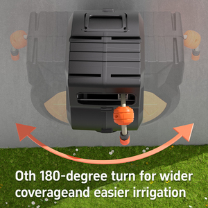 Carretel de Mangueira Retrátil Automático de Plástico Fosco Resistente para Montagem em Parede com Mangueira de 15m/25m para Irrigação de Varandas - Product Image 2