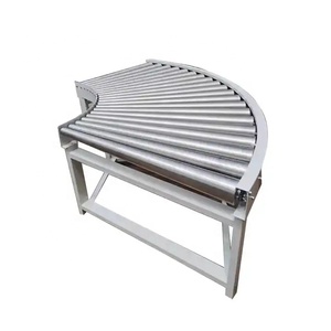 Yükleme kamyon depo yükleme için taşınabilir manuel paslanmaz çelik yerçekimiyle taşımalı makaralı konveyör masa - Product Image 4