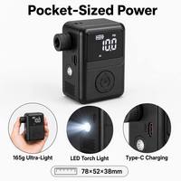 Professional 150PSI Mini Electric Bicycle Inflator Cordless Compressor Digital Display Multi Purpose for Car Bike Motorcycle