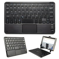 Keyboard Mini Keywin 78-Key Isi Ulang BT, Keyboard Tipis dengan Antarmuka USB Portabel yang Dapat Disesuaikan, Keyboard dengan Touch Pad dan Penutup BT