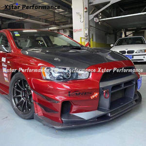 Vari VRS กันชนหน้าคาร์บอนไฟเบอร์สไตล์ Ver.2017สำหรับ MITSUBISHI <span class=keywords><strong>EVO</strong></span> Lancer <span class=keywords><strong>EVO</strong></span> <span class=keywords><strong>X</strong></span> 10 - Product Image 3
