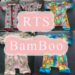 Babylovey Pronto per la Spedizione: Bundle di Vestiti per Neonati a Sorpresa, Tutine in Bambù con Zip Assortite in Stock, Completi per Neonati in Bambù - Product Image 2