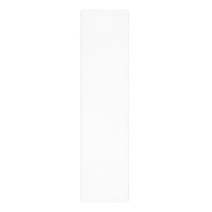 Piastrella in ceramica bianca naturale opaca 7,5x30 per bagno e cucina - Product Image 3
