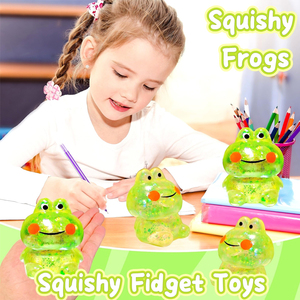 <b>Squeeze</b> Frog Stress <b>Balls</b> Adults Maltose <b>Ball</b> Kids Sensory Hands Frog Slow-Rise TPR Sugar Stress Toys Animal <b>Squeeze</b> Toys - Product Image 1