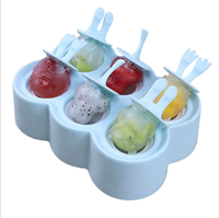 Offre Spéciale Popsicle de qualité alimentaire Silicone bricolage moule à crème glacée dessin animé Animal bac à glaçons pour les enfants