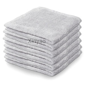 Lingettes pour bébé en coton biologique personnalisées avec logo, 10 x 10 pouces, douces, en bambou et en coton, serviettes pour le visage de bébé, éponges, lingettes réutilisables multi-usages, <span class=keywords><strong>serviette</strong></span> pour le visage - Product Image 4