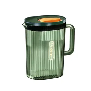 Роскошный прозрачный пластиковый кувшин для пищевых продуктов, 2 л, термостойкий прозрачный стеклянный чайник для холодного приготовления кофе и чая, кастрюля для холодной воды