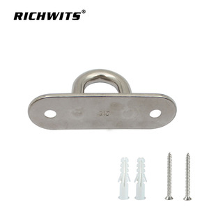 RICHWITS Anillo Colgante Ovalado de Acero Inoxidable 304 316, Gancho de Tracción para Uso Marino, Puerta, Ventilador de Techo, Saco de Arena, Luz - Product Image 2
