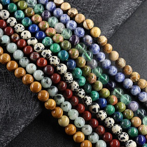 Perles Rondes en Obsidienne Semi-finies, Pierres Précieuses Naturelles, Accessoires DIY Faits à la Main, 4mm 6mm 8mm 10mm - Product Image 1