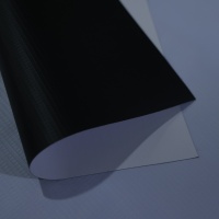 Matériel d'impression pour affiches publicitaires brillant et résistant à l'eau, 180 g/m²-680 g/m², vinyle PVC 13 oz laminé, rétroéclairé et éclairé par l'avant