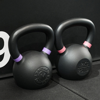 Set Kettlebell Berat Dapat Disesuaikan untuk Latihan Kettle Bell, Peralatan Gym Fasilitas Kebugaran Profesional Grosir