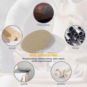 50 Discos de Lija de Óxido de Aluminio de 3 Pulgadas y Grano 220, Personalizables OEM, con Velcro para Lijadora <span class=keywords><strong>Orbital</strong></span> Aleatoria - Product Image 6