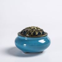 Vente en gros de petits brûleurs d'encens en céramique écologiques pour la maison encens aromatique toutes saisons