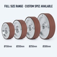 Meules en résine CBN personnalisées 1A1 Meule diamantée à liant résine pour carbure et acier rapide pour le meulage de pièces en aluminium