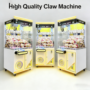 เครื่องจับของรางวัลแบบหยอดเหรียญสำหรับใช้งานกลางแจ้ง สีเหลือง สำหรับธุรกิจ รับประกัน 1 ปี ผลิตจากโลหะ ภาษาอังกฤษ - Product Image 3