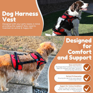 Arnés de elevación para perros con asas para lesiones de LCA, perros discapacitados o mayores, ayuda para caminar, chaleco de elevación ajustable para mascotas - Product Image 4