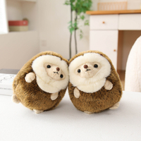 Boneka Landak Bulu Bundar Grosir, Boneka Landak Super Lembut Realistis, Hadiah Ulang Tahun Natal, Hewan Boneka