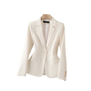 S-4XL abito professionale a maniche lunghe abbigliamento formale cappotto <span class=keywords><strong>da</strong></span> donna uniforme <span class=keywords><strong>da</strong></span> lavoro - Product Image 4