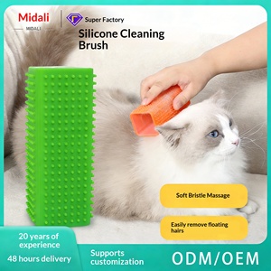 <span class=keywords><strong>Spazzola</strong></span> per la rimozione dei peli di animali domestici per cani e gatti, in silicone, strumento per la toelettatura con pettine districante - Produttore Zhejiang - Product Image 4