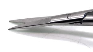 Castroviejo <b>Curved</b> <b>Scissors</b> Yasargil Micro <b>Scissors</b> 7.5inch Sharp/Sharp Straight Surgical Dental Instrument - Product Image 4