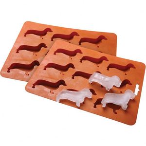 Flexible Dog Shaped <b>Silicone</b> Mold Food Safe, Non-Stick, Reusable for Ice or Chocolate - Product Image 1