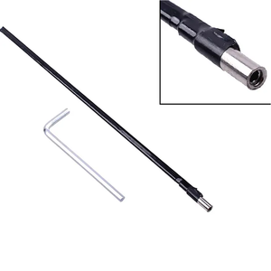 Tige de guitare noire à deux voies, réglage du cou de guitare, tige de treillis réglable à double Action pour accessoires de guitare - Product Image 5