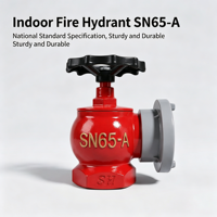 SN65-A 45 personnalisé de haute qualité °   Hydrant d'incendie intérieur robuste à sortie oblique pour équipement de lutte contre l'incendie