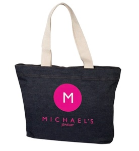 Bolsos Tote de Mezclilla de Alta Calidad para Marketing, Bolsos de Diseño Moderno y Ecológicos - Product Image 1