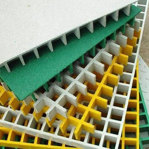 Grille de sol moulée en PRV, couvercle en treillis de fibre de verre - Product Image 2
