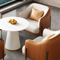 Canapé d'angle Chesterfield moderne pour hall d'hôtel, structure en bois massif, revêtement en cuir artisanal, personnalisable, 1 place, réception d'affaires