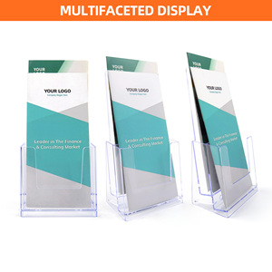 מסך כרטיס בעל עלון ברור קריסטל לעמוד A4 a5 משולב ספרות - Product Image 5