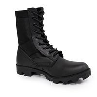 Botas Tácticas de Seguridad de Caña Alta para Hombre y Mujer, de Una Sola Capa, para Desierto, de Cuero Genuino y Tela de Nailon