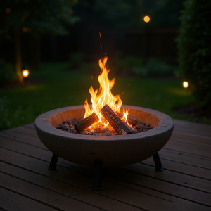 Piedras de Vidrio Azul Pacífico para Chimenea, 10 Libras, 1/2 Pulgada, Adorno para Mesa de Fogata - Product Image 2