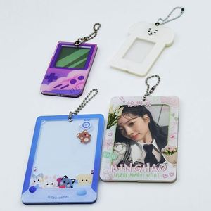 ID Card Case Photocard Holder Plastic Keychains Factory Price Custom Your Own Design Acrylic Zinc Alloy Transparent 6 Color 15g - Product Image 6