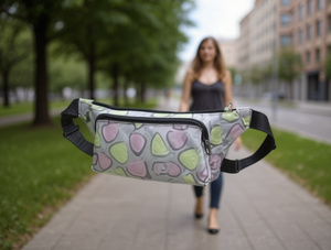 Borsa da Cintura Triangolare da Donna con Fibbia, Tracolla Regolabile, Guscio Morbido in Poliestere, per Attività all'Aperto, Tutte le Stagioni - Product Image 2