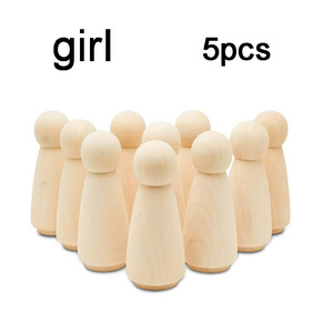 Muñecas <span class=keywords><strong>de</strong></span> madera <span class=keywords><strong>de</strong></span> abedul sin terminar DIY para niños, grabado pintado a mano, artesanía <span class=keywords><strong>de</strong></span> madera <span class=keywords><strong>de</strong></span> niños - Product Image 3