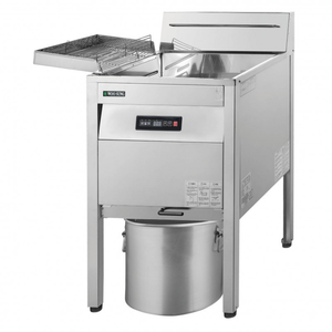 Friteuse électrique commerciale WOOSUNG en acier inoxydable 32L triphasée pour restaurant, restauration industrielle, cuisine - Product Image 1