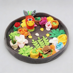Almohadilla Olfativa Personalizada Ecológica Reutilizable para Perros, Accesorios Suaves para <span class=keywords><strong>Mascotas</strong></span>, Alivio del Aburrimiento, Regalo Festivo, Estilo Fiesta en la <span class=keywords><strong>Playa</strong></span> Hawaiana - Product Image 2