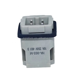 Connettore Industriale 10 Ampere 3 Pin + PE, Equivalente al Harting Heavy Duty Connector HA-003-<span class=keywords><strong>M</strong></span> - Product Image 1