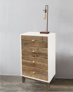 XZ-210086 Cổ Mộc Mạc Tái Chế Gỗ Ngăn Kéo Tủ Cho Nội Thất Phòng Ngủ Khách Sạn Bàn Đầu Giường Phòng Khách Lưu Trữ - Product Image 1